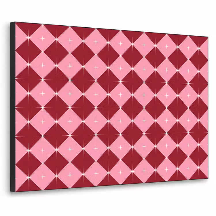 Art Frame - Ster - Rood - Roze - Kerst — 1