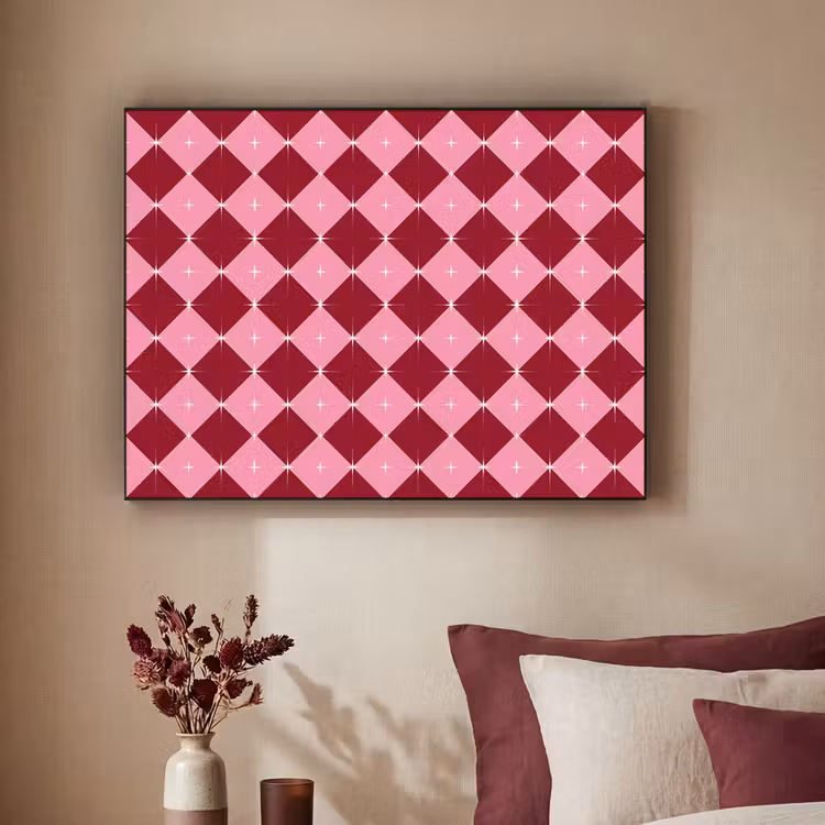Art Frame - Ster - Rood - Roze - Kerst — 3