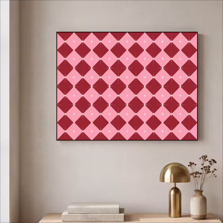 Art Frame - Ster - Rood - Roze - Kerst — 5