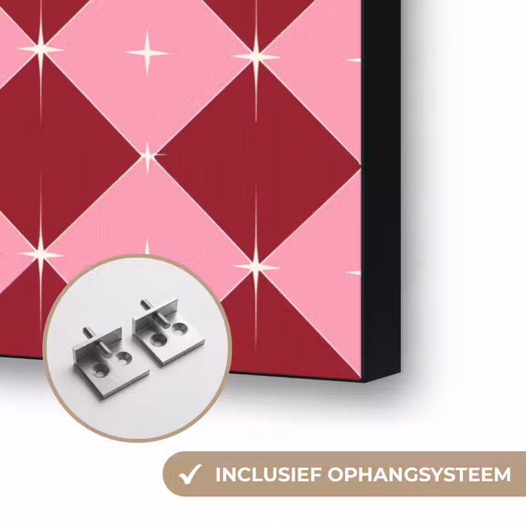 Art Frame - Ster - Rood - Roze - Kerst — 6