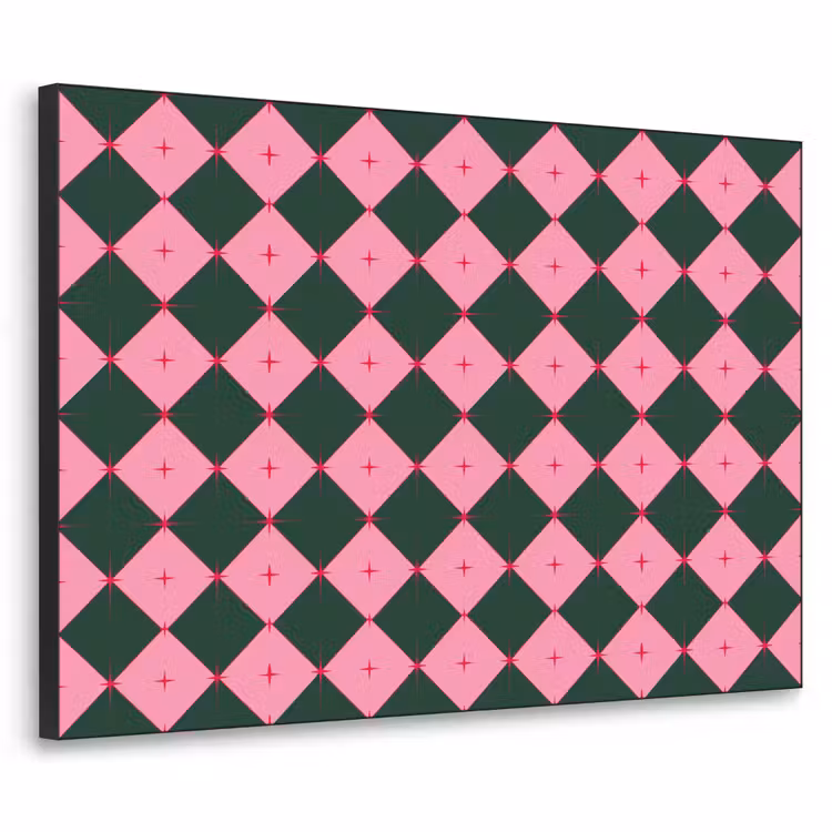 Art Frame - Ster - Roze - Groen - Kerst — 1
