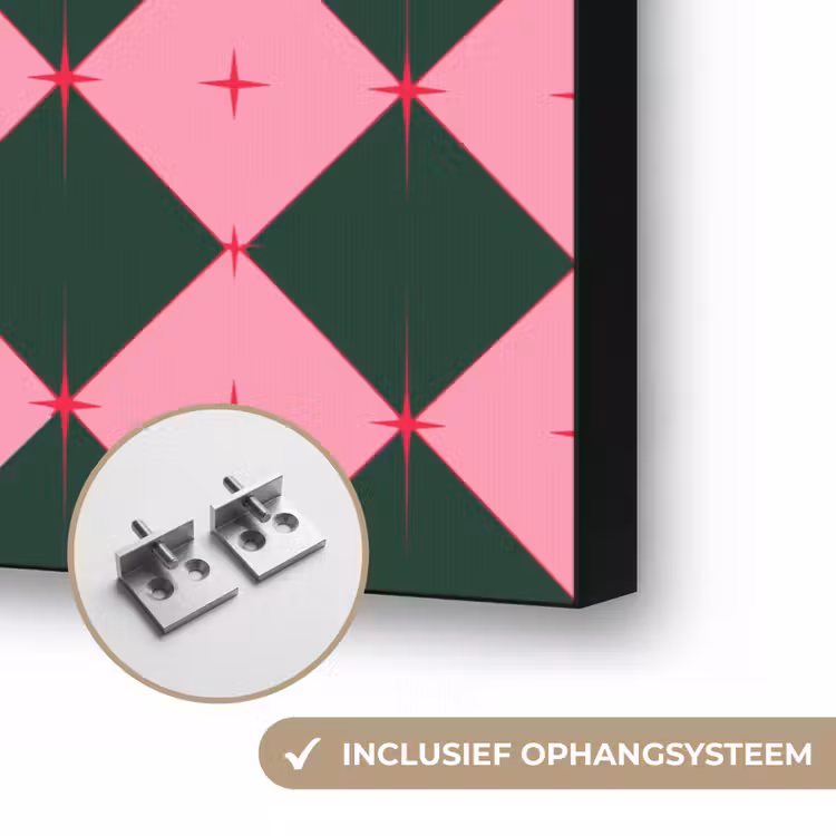 Art Frame - Ster - Roze - Groen - Kerst — 6