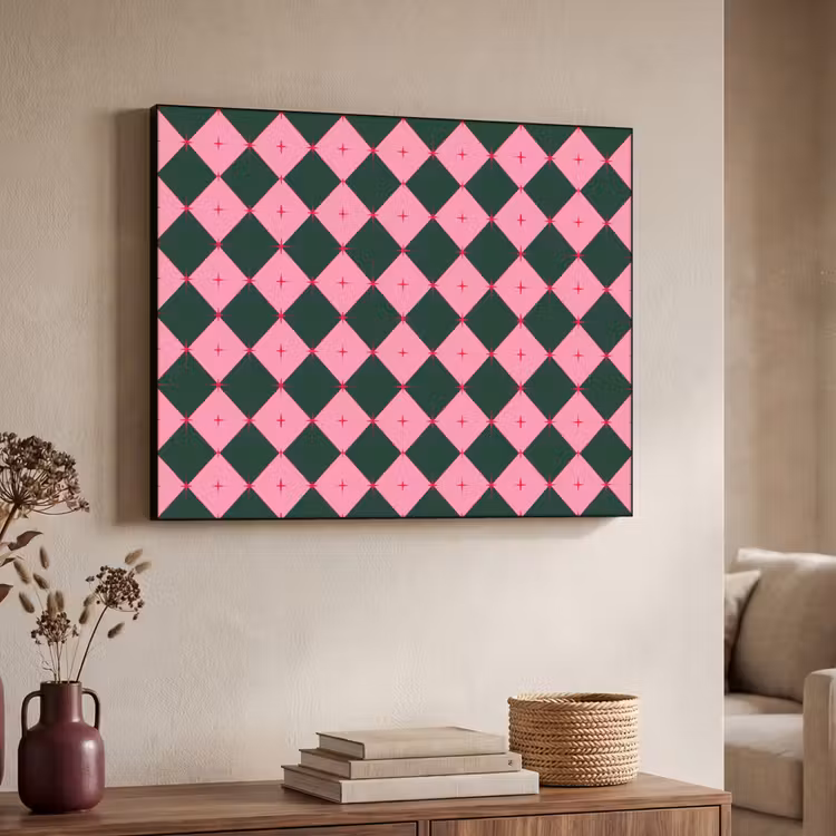 Art Frame - Ster - Roze - Groen - Kerst — 7
