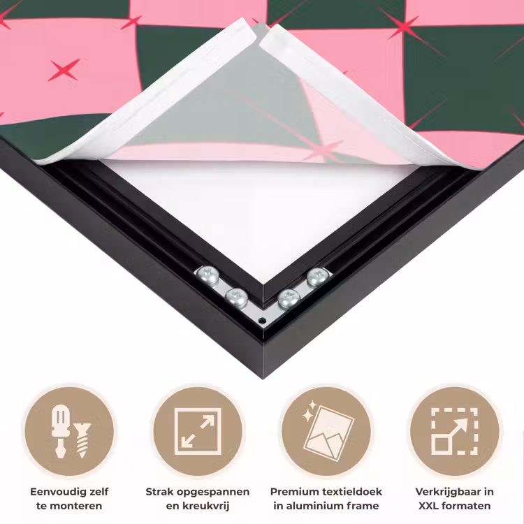 Art Frame - Ster - Roze - Groen - Kerst — 8