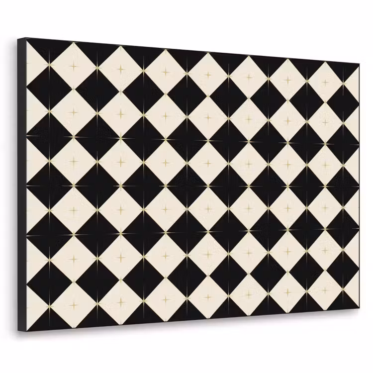 Art Frame - Ster - Zwart - Wit - Kerst — 1