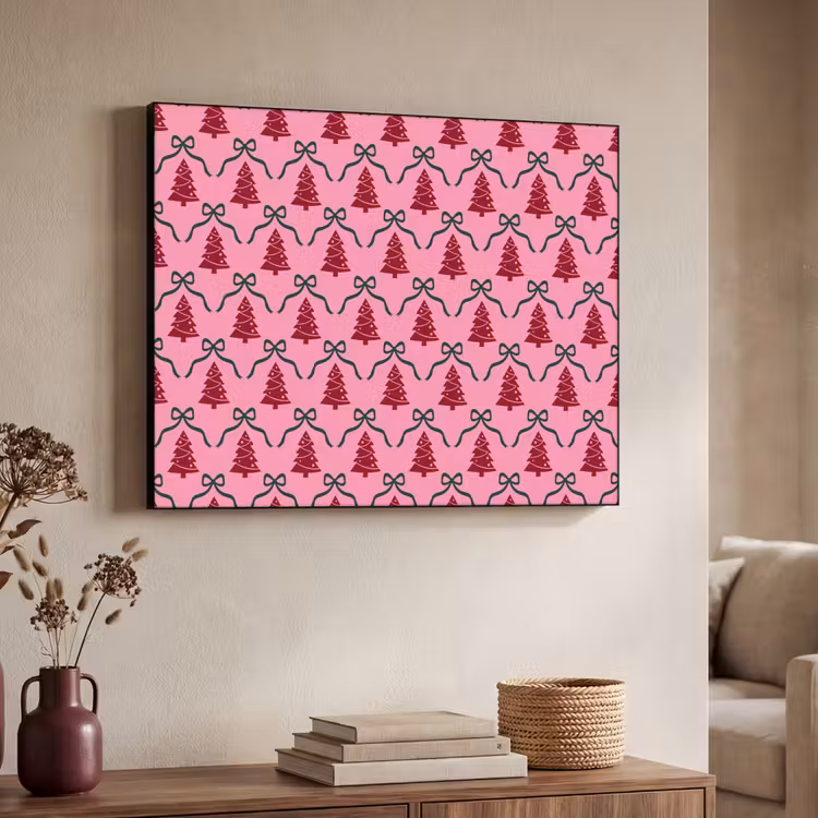 Art Frame - Kerst - Rood - Groen - Strik — 7