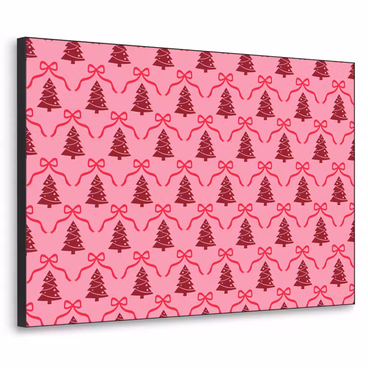 Art Frame - Kerst - Rood - Roze - Strik — 1