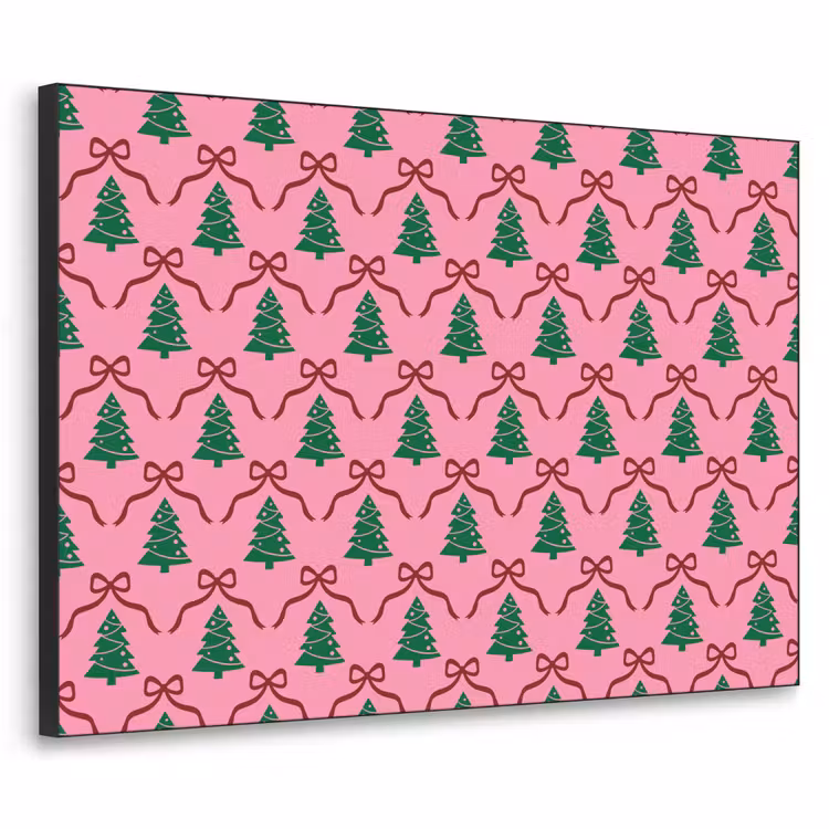 Art Frame - Kerst - Roze - Rood - Strik — 1