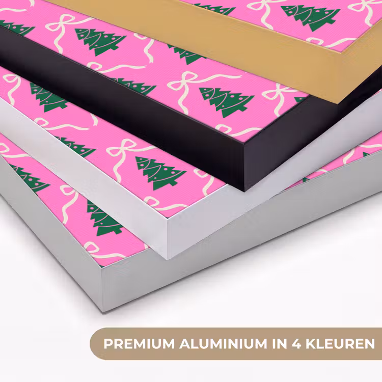 Art Frame - Kerst - Roze - Wit - Strik — 2