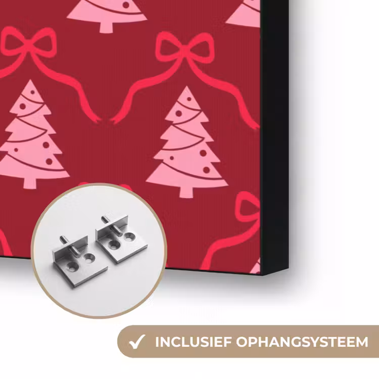 Art Frame - Strik - Rood - Roze - Kerst — 6