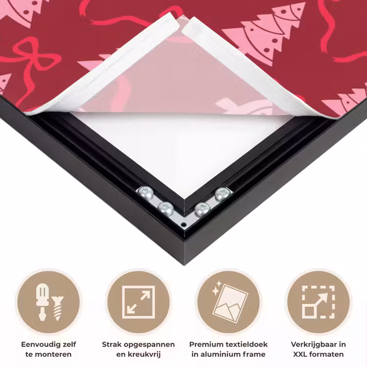 Art Frame - Strik - Rood - Roze - Kerst — 8