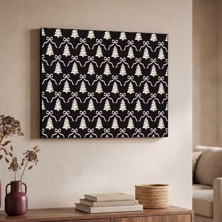 Art Frame - Strik - Wit - Zwart - Kerst — 7