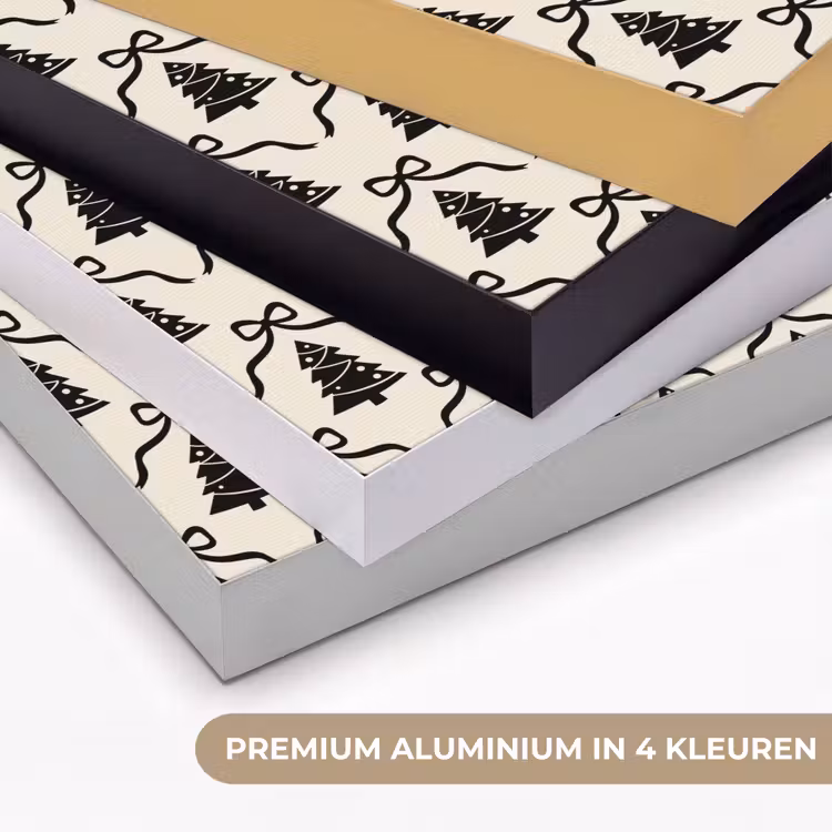 Art Frame - Strik - Zwart - Wit - Kerst — 2