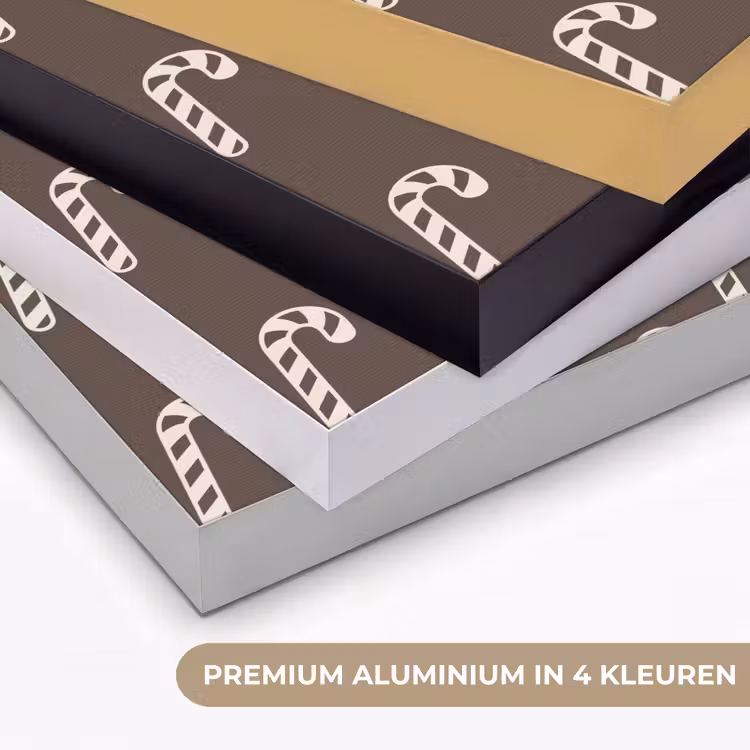 Art Frame - Kerst - Crème - Taupe - Zuurstok — 2