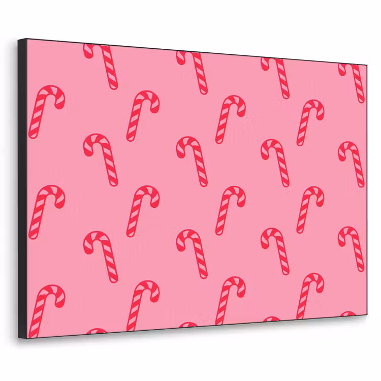 Art Frame - Kerst - Rood - Roze - Zuurstok — 1