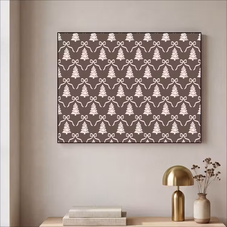 Art Frame - Strik - Taupe - Wit - Kerst — 5