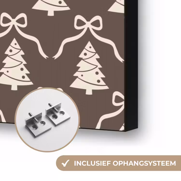 Art Frame - Strik - Taupe - Wit - Kerst — 6