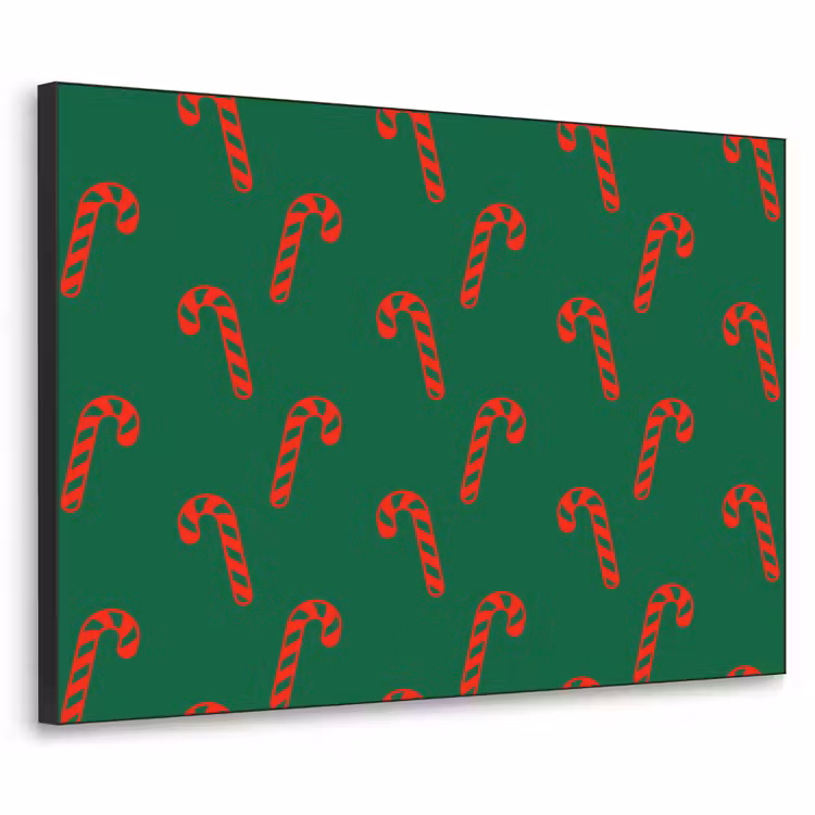Art Frame - Kerst - Groen - Rood - Zuurstok — 1