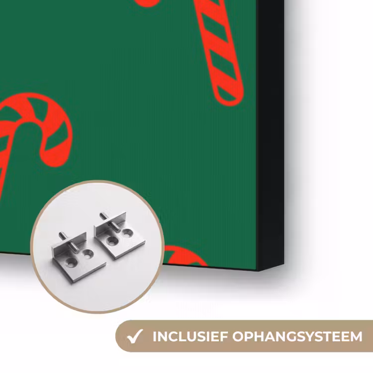 Art Frame - Kerst - Groen - Rood - Zuurstok — 6