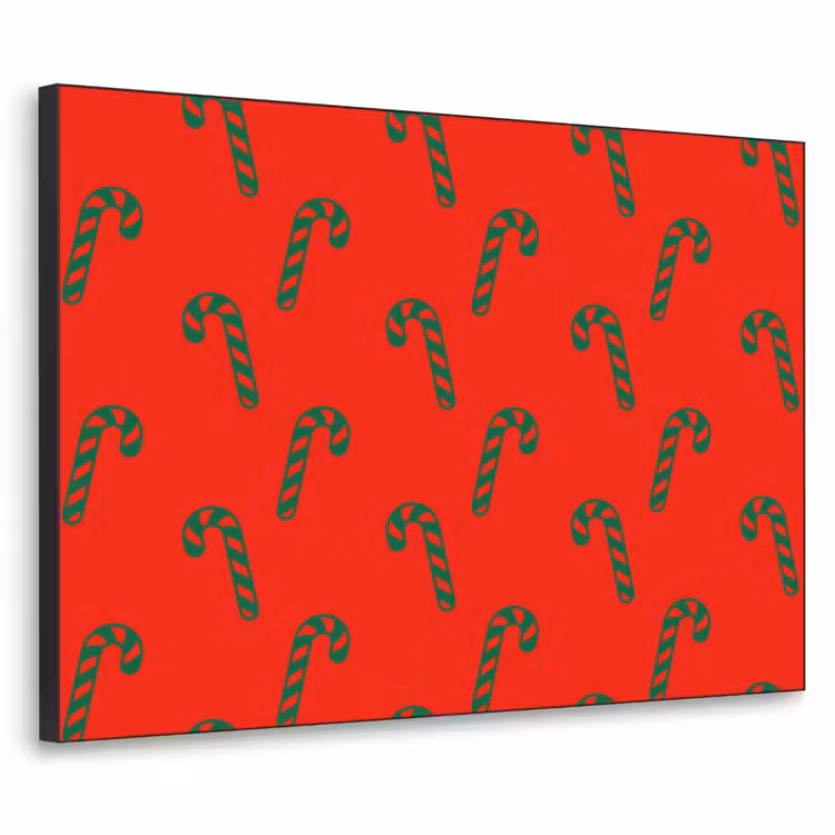 Art Frame - Kerst - Rood - Groen - Zuurstok — 1