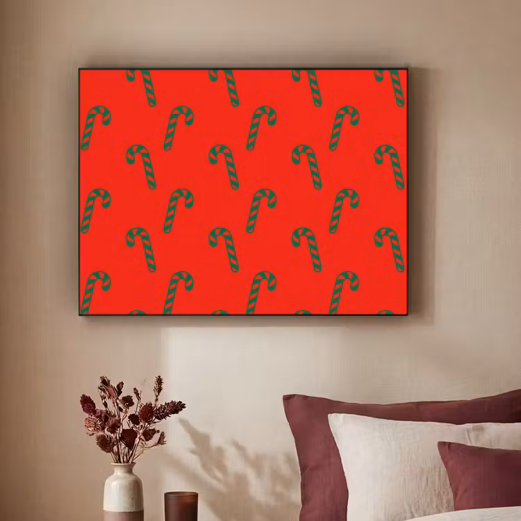 Art Frame - Kerst - Rood - Groen - Zuurstok — 3