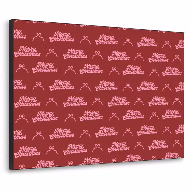Art Frame - Tekst - Rood - Roze - Strik — 1