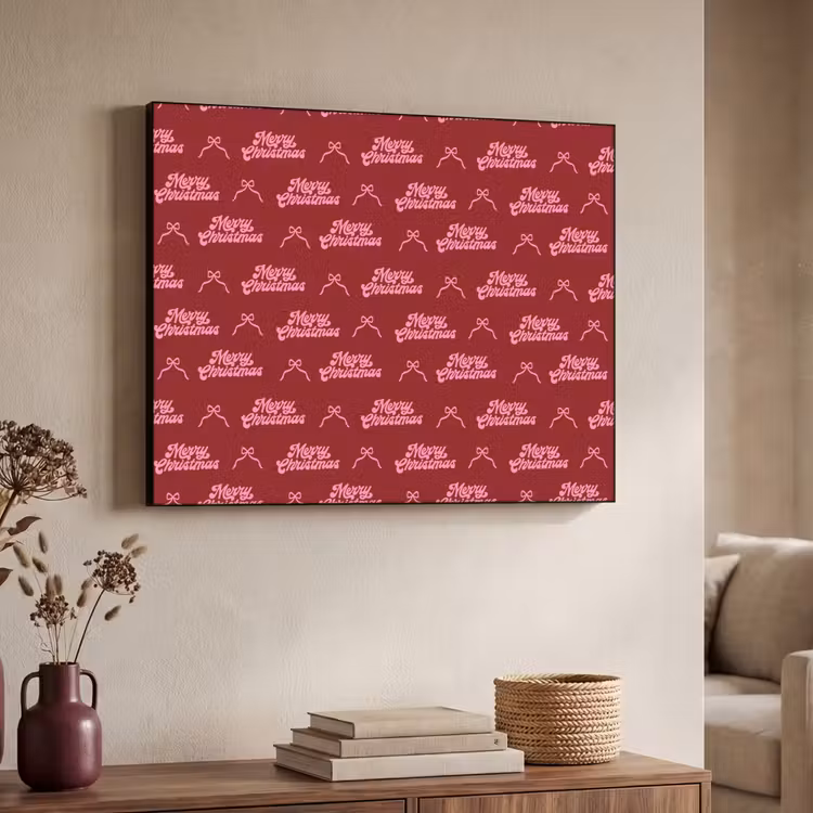 Art Frame - Tekst - Rood - Roze - Strik — 7