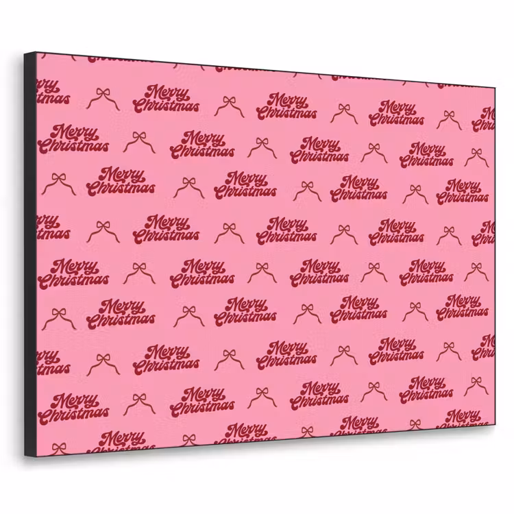 Art Frame - Tekst - Roze - Rood - Strik — 1