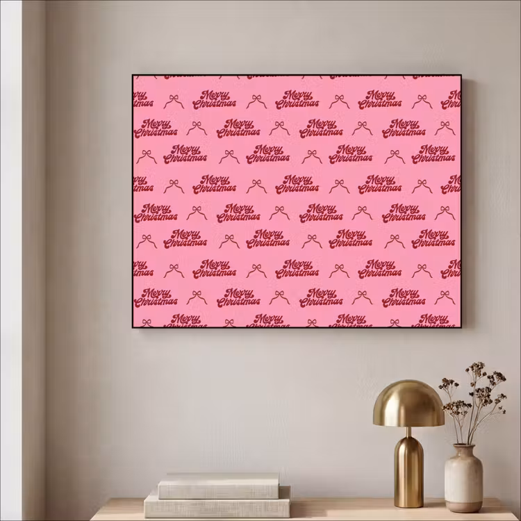 Art Frame - Tekst - Roze - Rood - Strik — 5