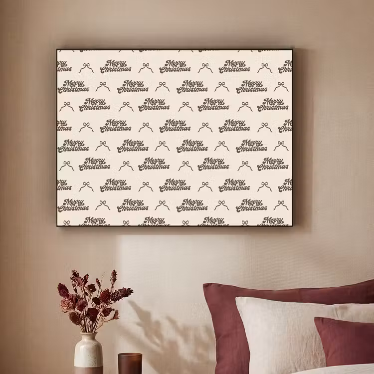 Art Frame - Tekst - Bruin - Crème - Strik — 3