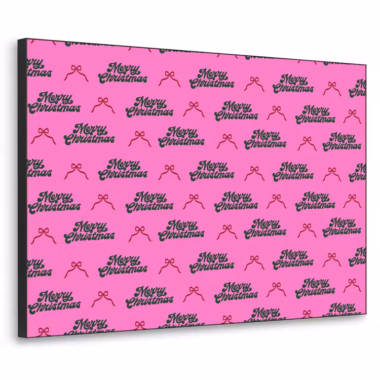 Art Frame - Tekst - Neon - Roze - Kerst — 1