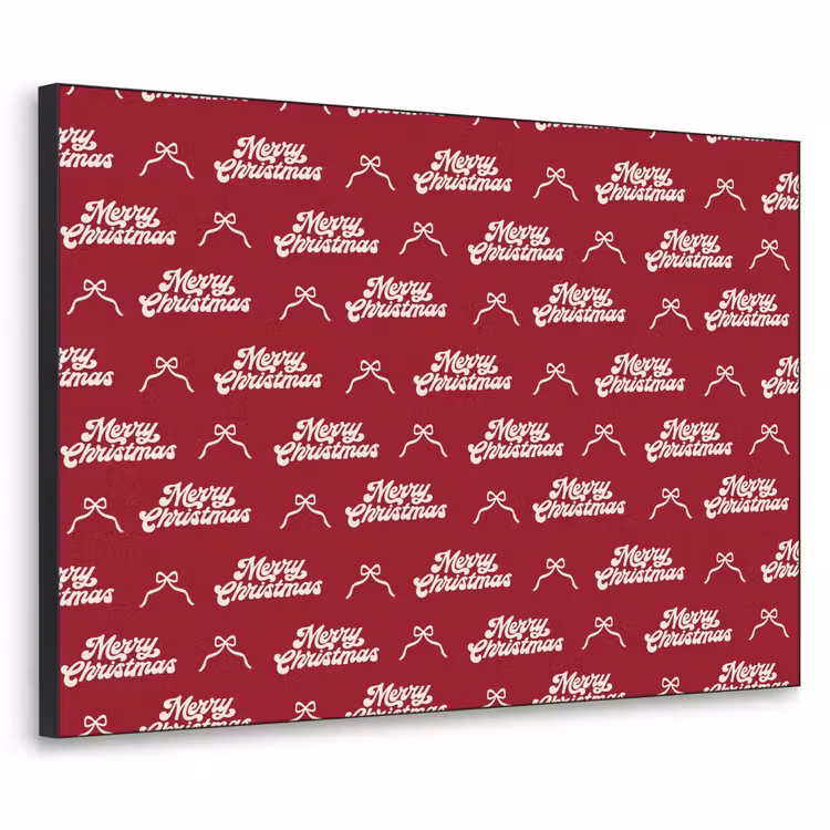 Art Frame - Tekst - Rood - Wit - Strik — 1