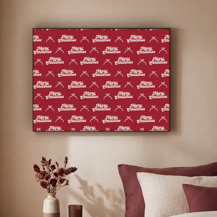 Art Frame - Tekst - Rood - Wit - Strik — 3
