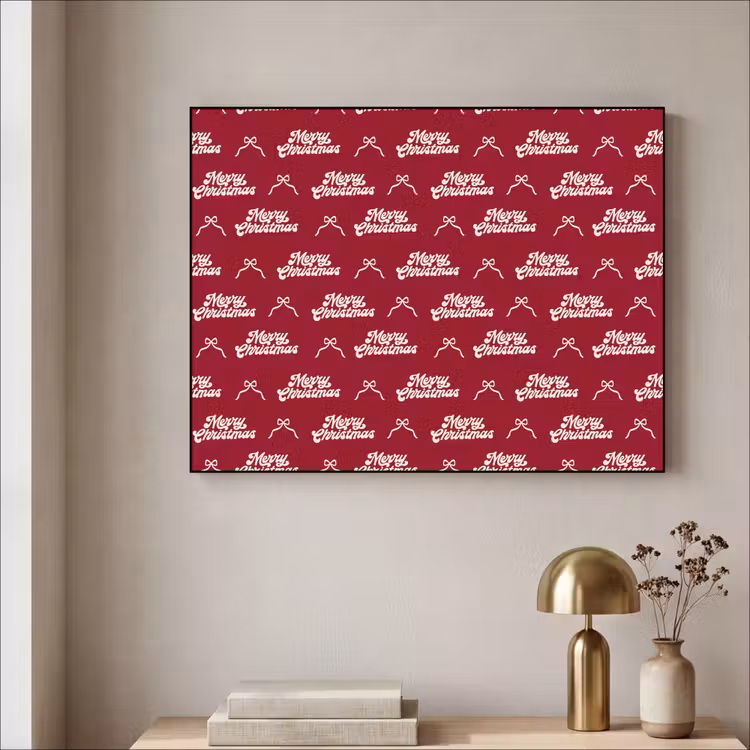 Art Frame - Tekst - Rood - Wit - Strik — 5