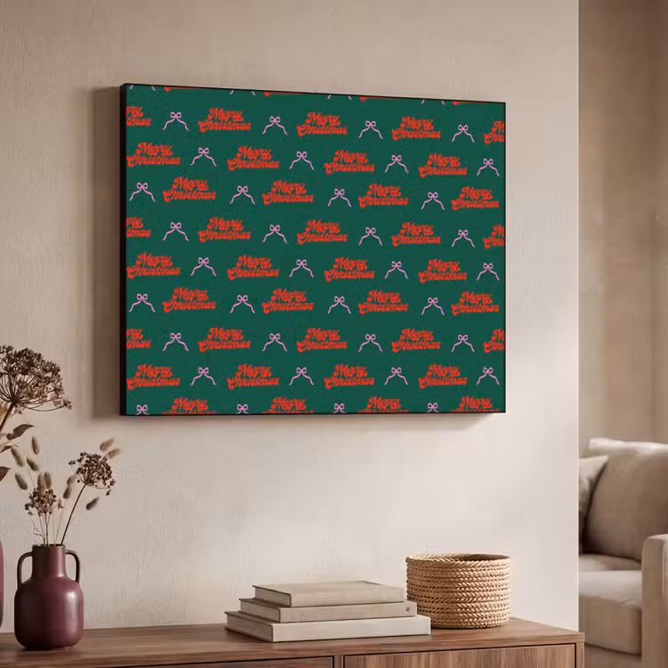 Art Frame - Tekst - Roze - Rood - Groen - Strik — 7