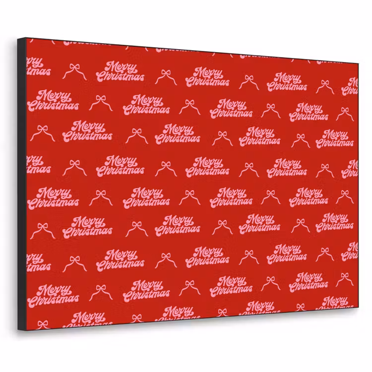Art Frame - Tekst - Strik - Roze - Rood — 1