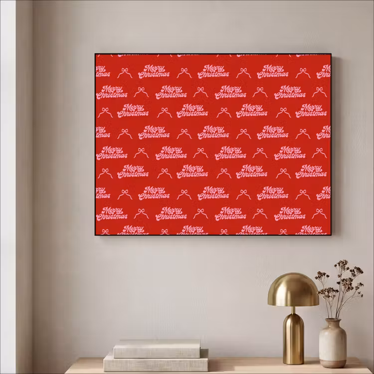 Art Frame - Tekst - Strik - Roze - Rood — 5