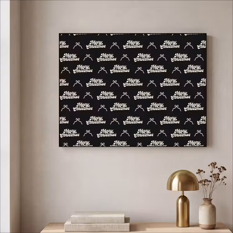 Art Frame - Tekst - Zwart - Wit - Strik — 5