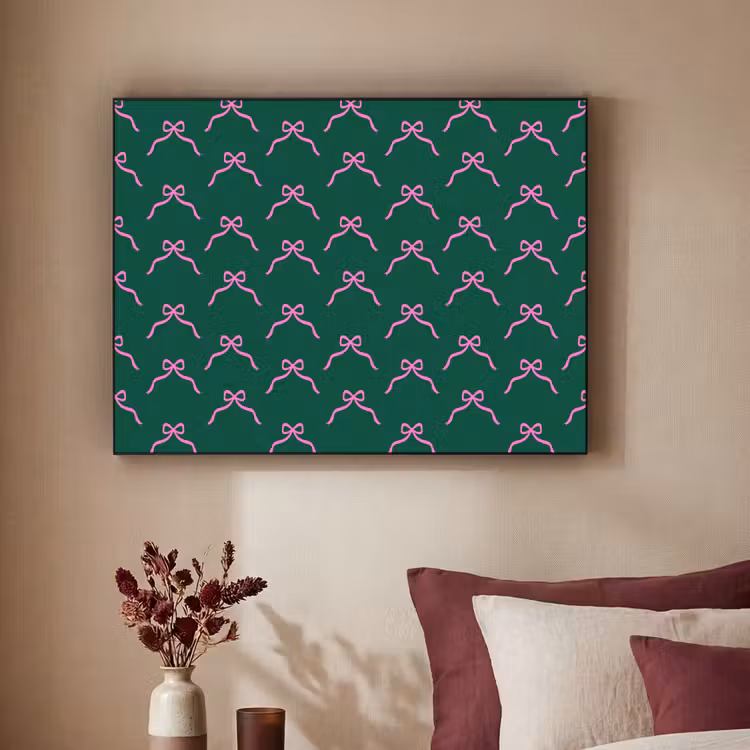 Art Frame - Kerst - Neon - Groen - Strik — 3
