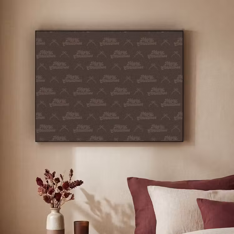 Art Frame - Tekst - Bruin - Strik — 3