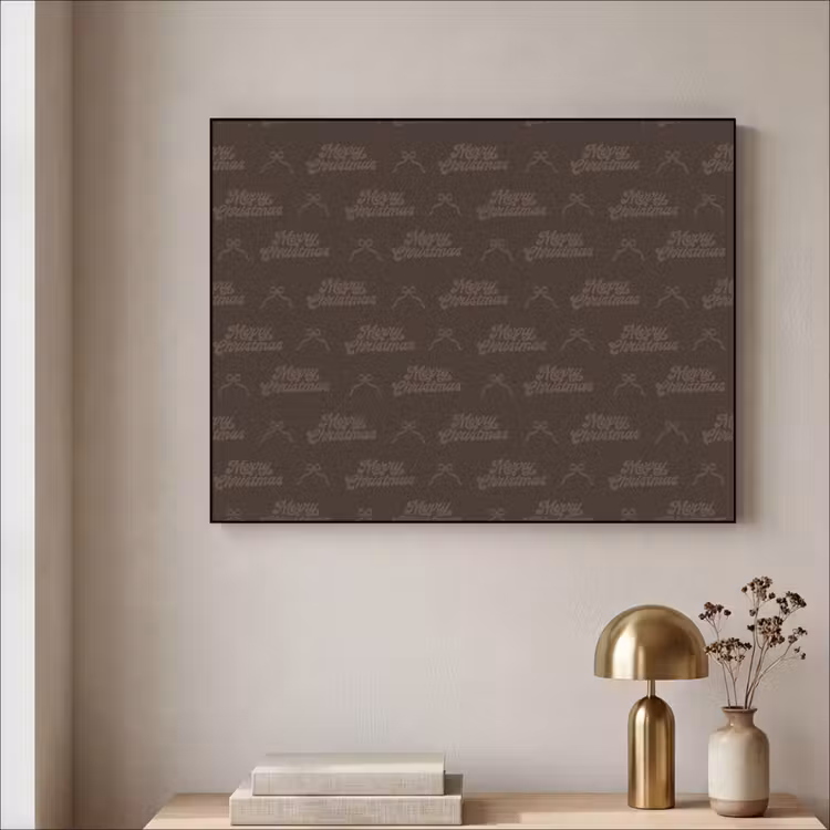 Art Frame - Tekst - Bruin - Strik — 5