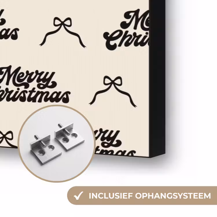 Art Frame - Tekst - Crème - Zwart - Kerst — 6