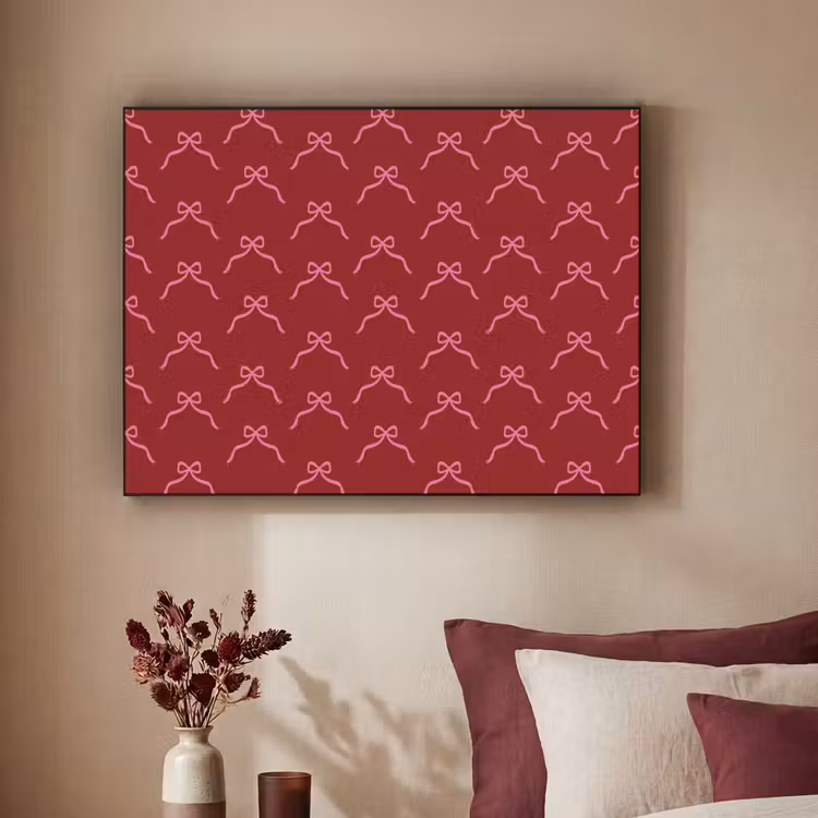 Art Frame - Strik - Kerst - Rood - Roze — 3