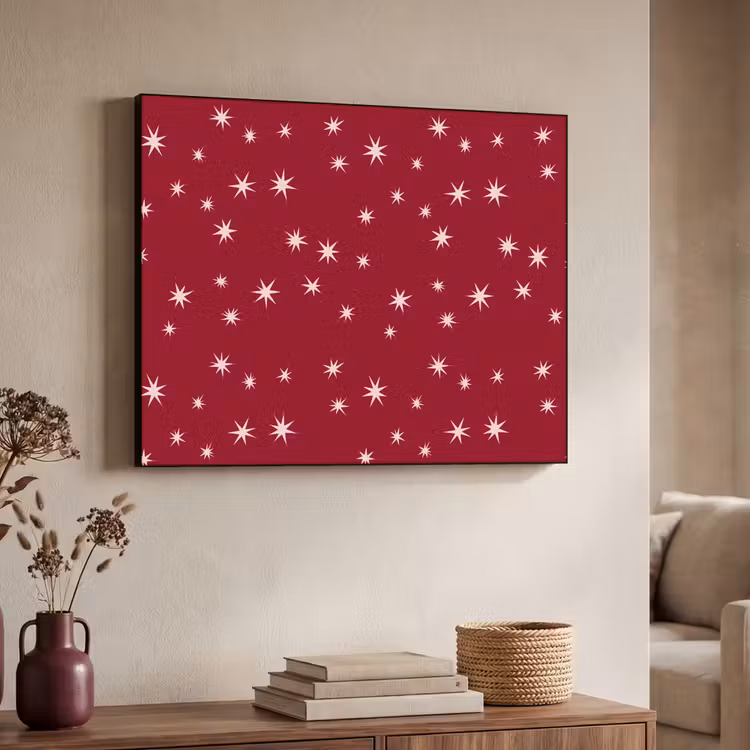 Art Frame - Rood - Wit - Kerst - Ster — 7