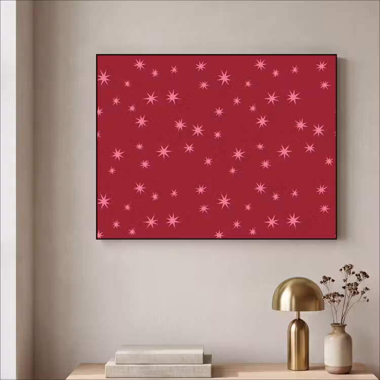 Art Frame - Ster - Roze - Kerst - Rood — 5