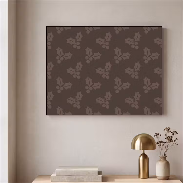 Art Frame - Kerst - Hulst - Bruin — 5