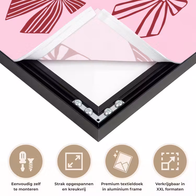 Art Frame - Strikken - Kerst - Roze - Burgundy — 8