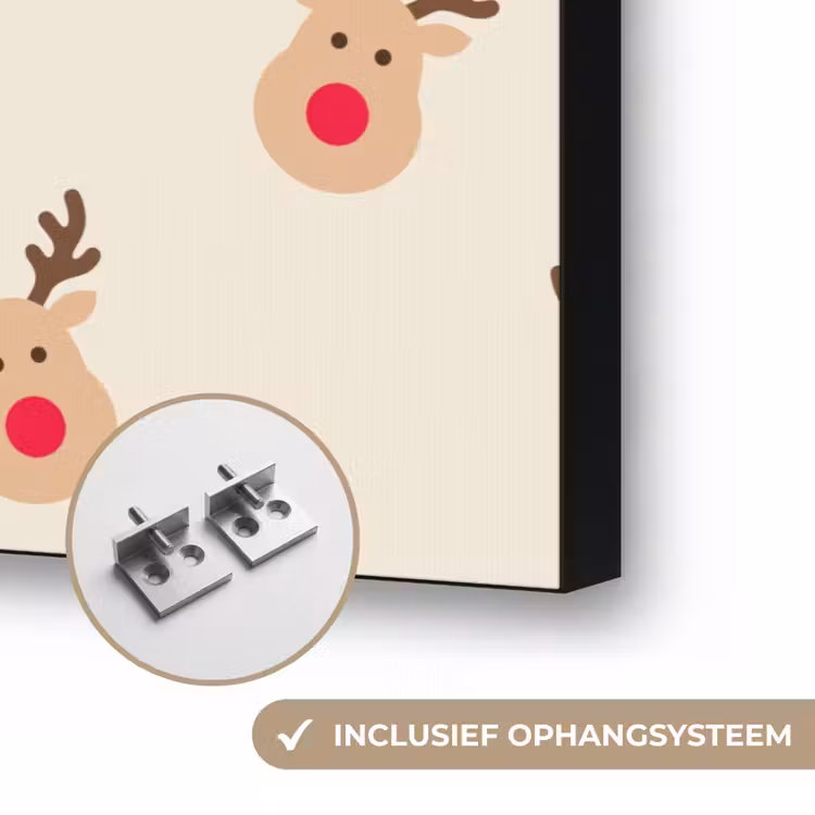 Art Frame - Rendieren - Kerst - Crème — 6
