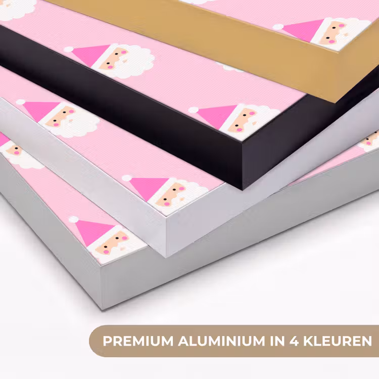 Art Frame - Kerstman - Kerst - Roze - Pastel — 2