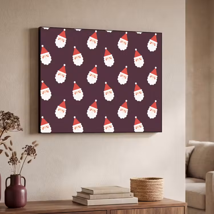 Art Frame - Kerstman - Kerst - Donker - Rood — 7